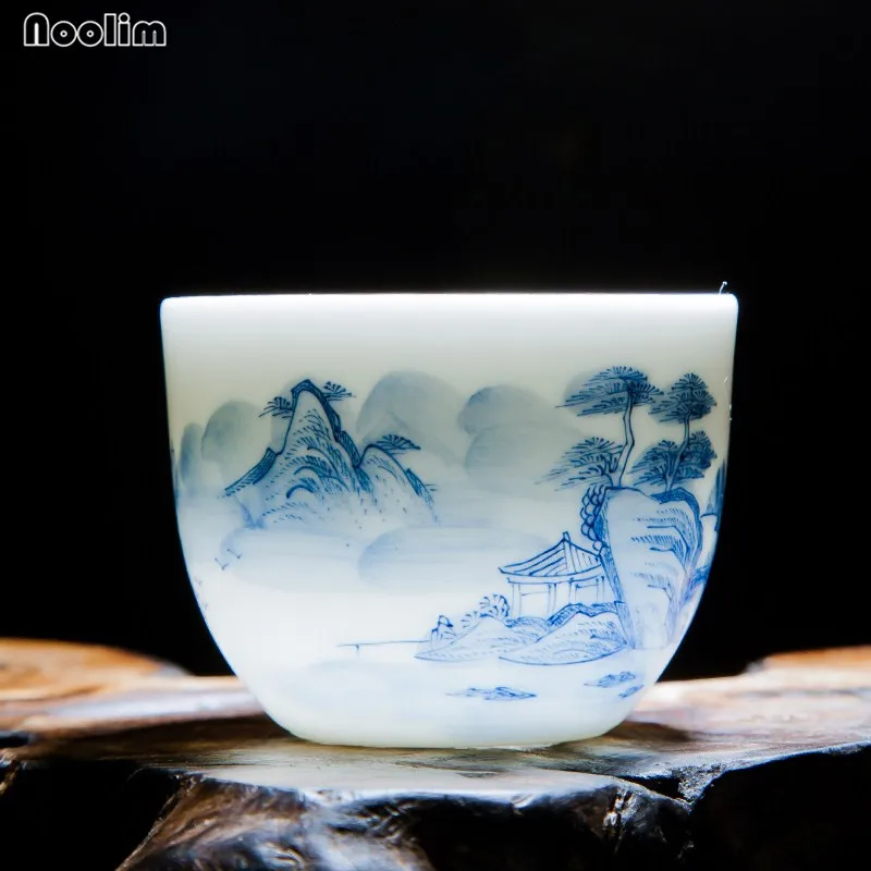 NOOLIM Jingdezhen керамическая Ландшафтная чашка для чая китайская фарфоровая кружка