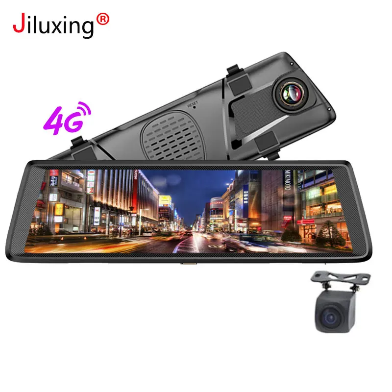 Jiluxing D03S 4G 10 &quotАвтомобильные видеорегистраторы с GPS навигацией автомобильные