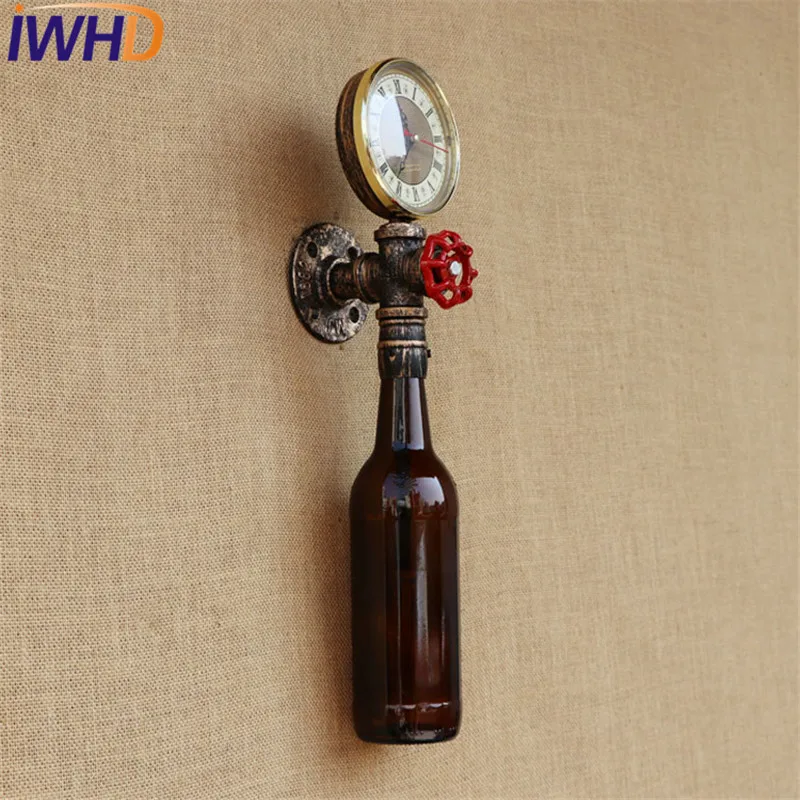 Настенный светильник IWHD в стиле лофт винтажный светодиодный ретро с железной