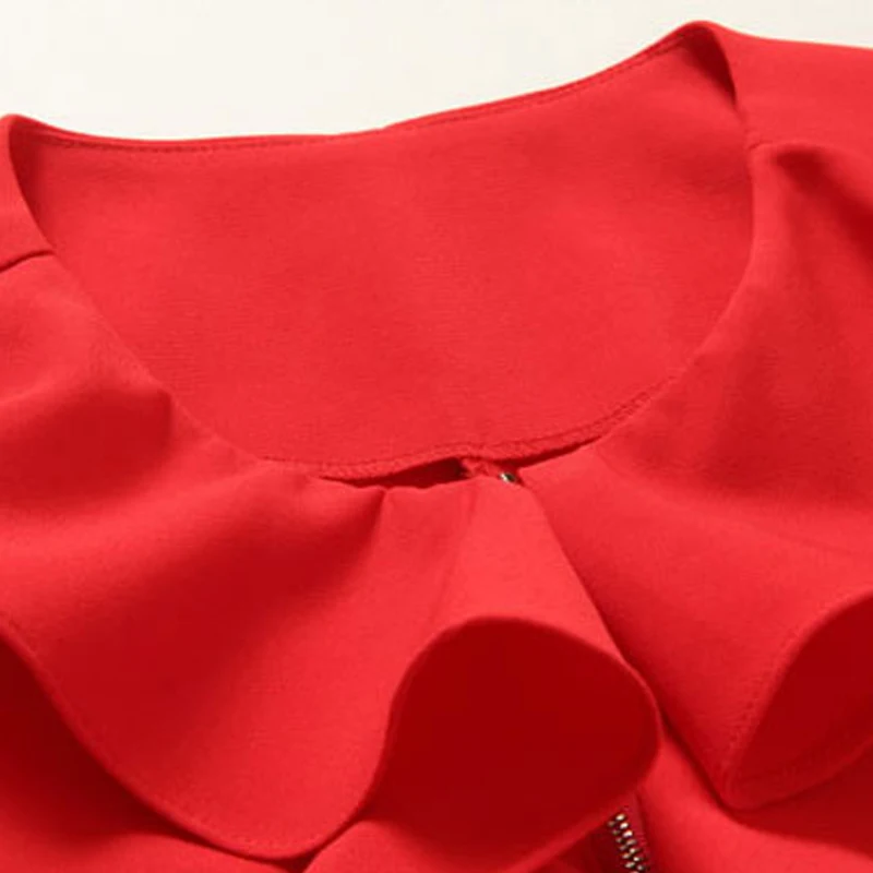 Осень 2015 новая модель женская блуза с длинным рукавом и круглым вырезом