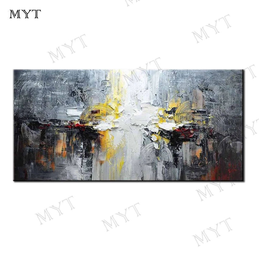 

Myt Pop ручная роспись высокое качество Современная китайская роспись Абстрактная масляная живопись на холсте для гостиной Декор абстрактное настенное искусство