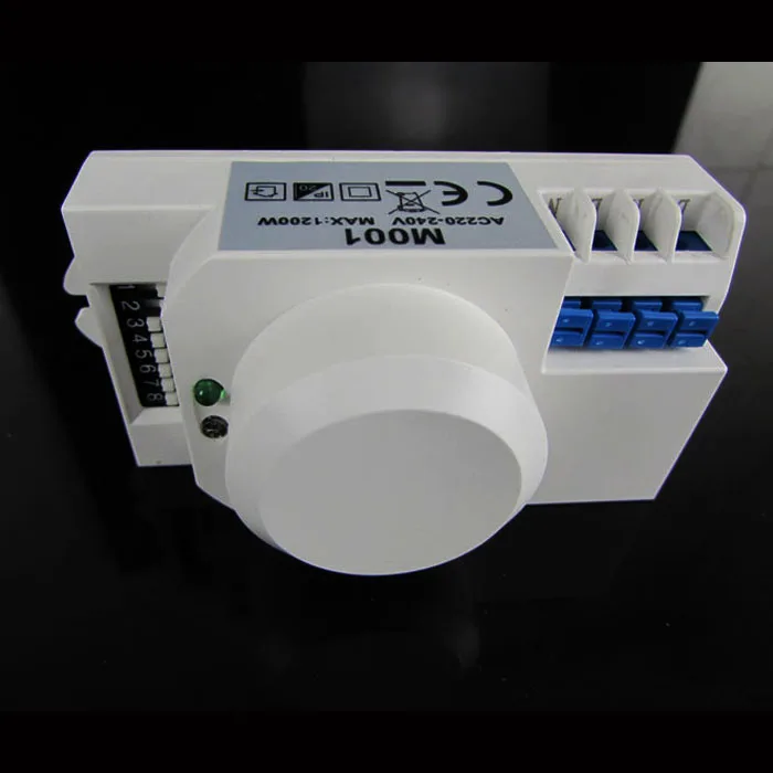 Hot sale 220V/AC-240V/AC 360 degree Microwave Sensor Light Switch Induction Microwave Motion Sensor M001