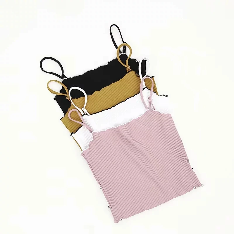 Новинка 2018 Модный повседневный короткий бархатный топ на тонких бретельках