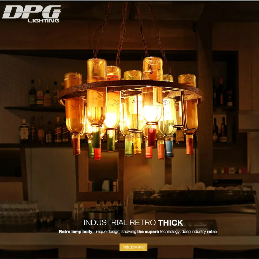 Винтажный стиль лофт Светодиодная лампа подвесные светильники с подвесками
