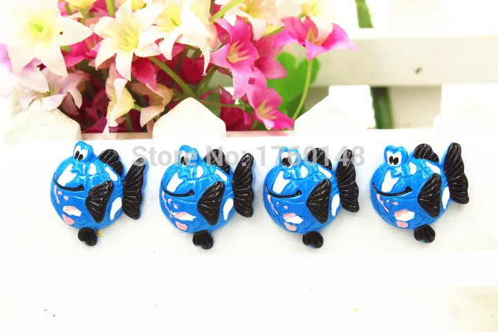 Фигурка пузыря гуппи плоская задняя часть мультяшная смола сделай сам украшение