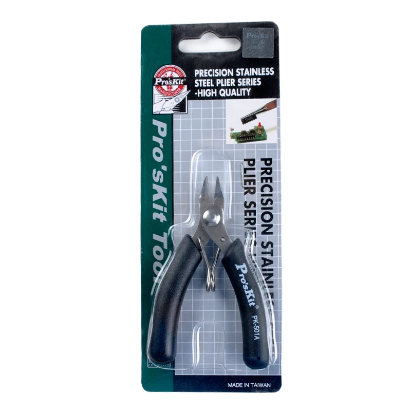 1PK 501A клещи из нержавеющей стали Tools прецизионные портативные плоскогубцы защита
