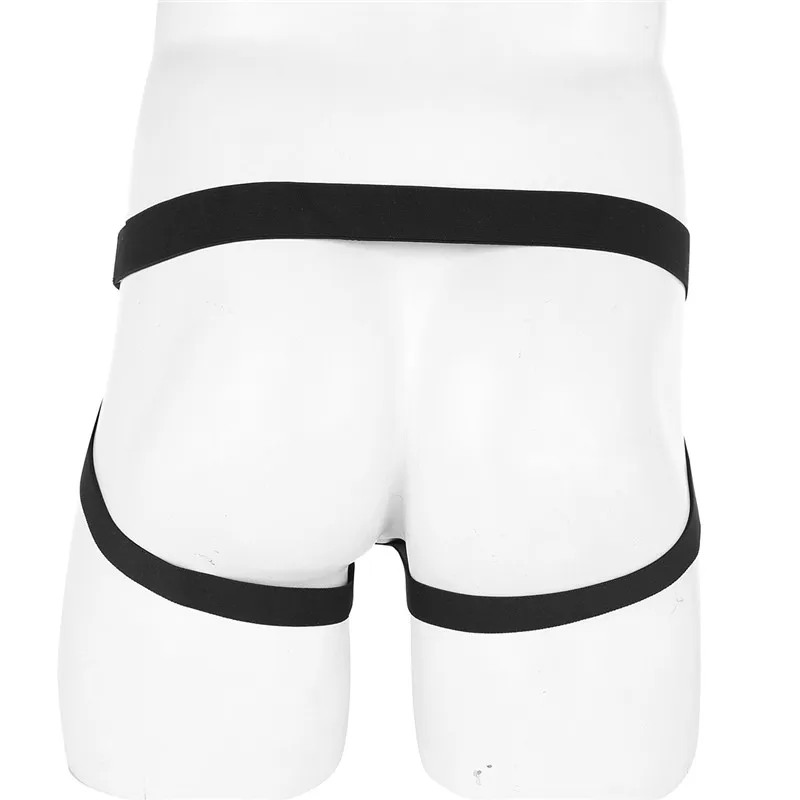 YiZYiF Jockstrap men underwear lingerie sexy pour homme Crotchless Underwear For Men G-string with Metal O-ring string thong |