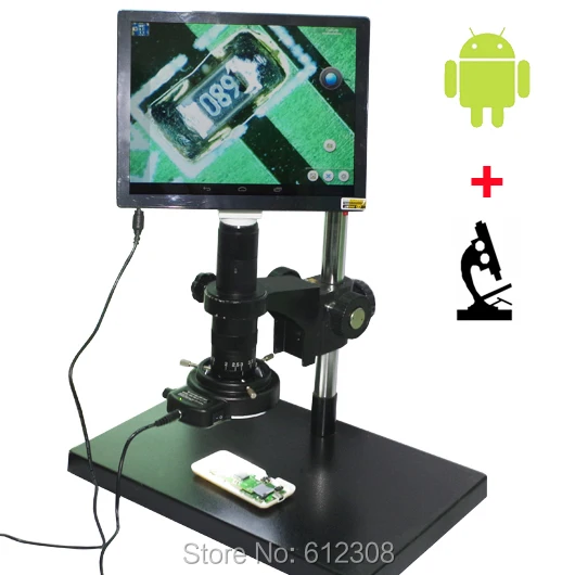 Цифровой микроскоп с сенсорным экраном 9 7 МП HDMI HD 4 2 дюймов Android 144 | Инструменты