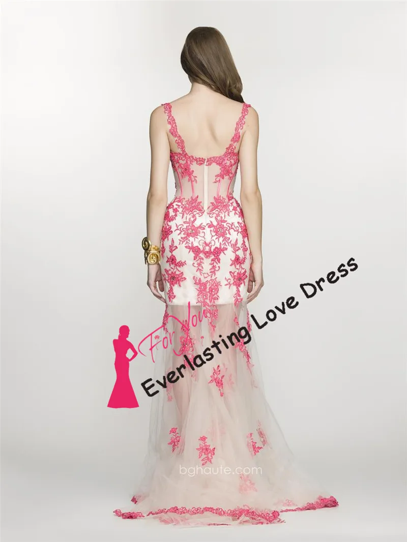 Brand Prom Dresses Short Year Olds Free High Low Asymmetrical Floor-Length Court Train Built-In Bra Appliques Swee 2015 On Sale | Свадьбы и