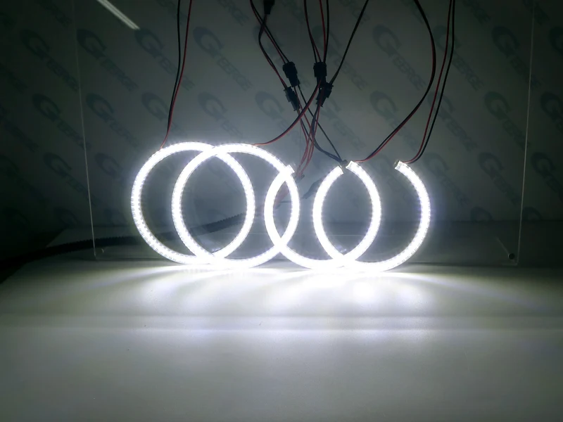 Для Baijah Tulos уаз патриот отлично Ультра яркое освещение smd led Ангельские глазки Halo Кольцо комплект DRL