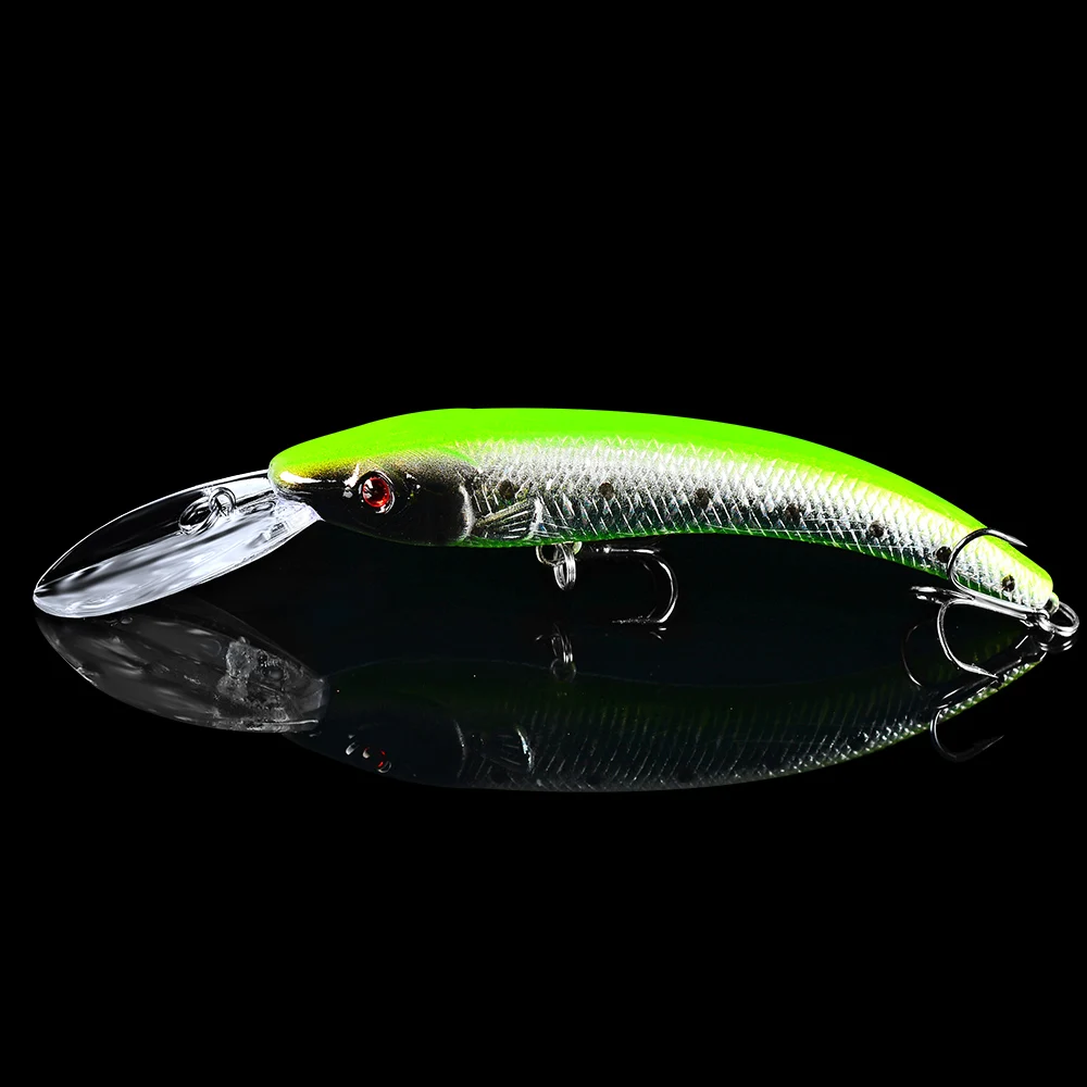10pc/Lot 2019 Sunlure Top Sale Minnow Painting Fishing lure 6.1&quot-15.5cm Bait 16.5g-0.58oz Tackle With BKB Hook | Спорт и