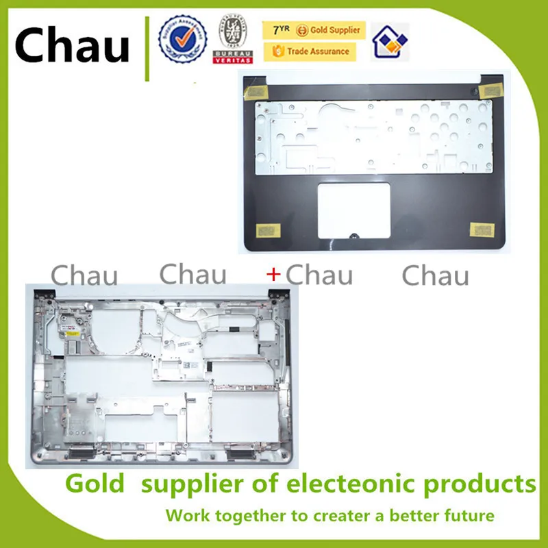 Для Dell Inspiron 15-5000 5547 5545 5548 5557 верхняя крышка Упор для рук верхний чехол+ база нижняя крышка чехол 0K1M13 06WV6 06Y7PM - Цвет: E