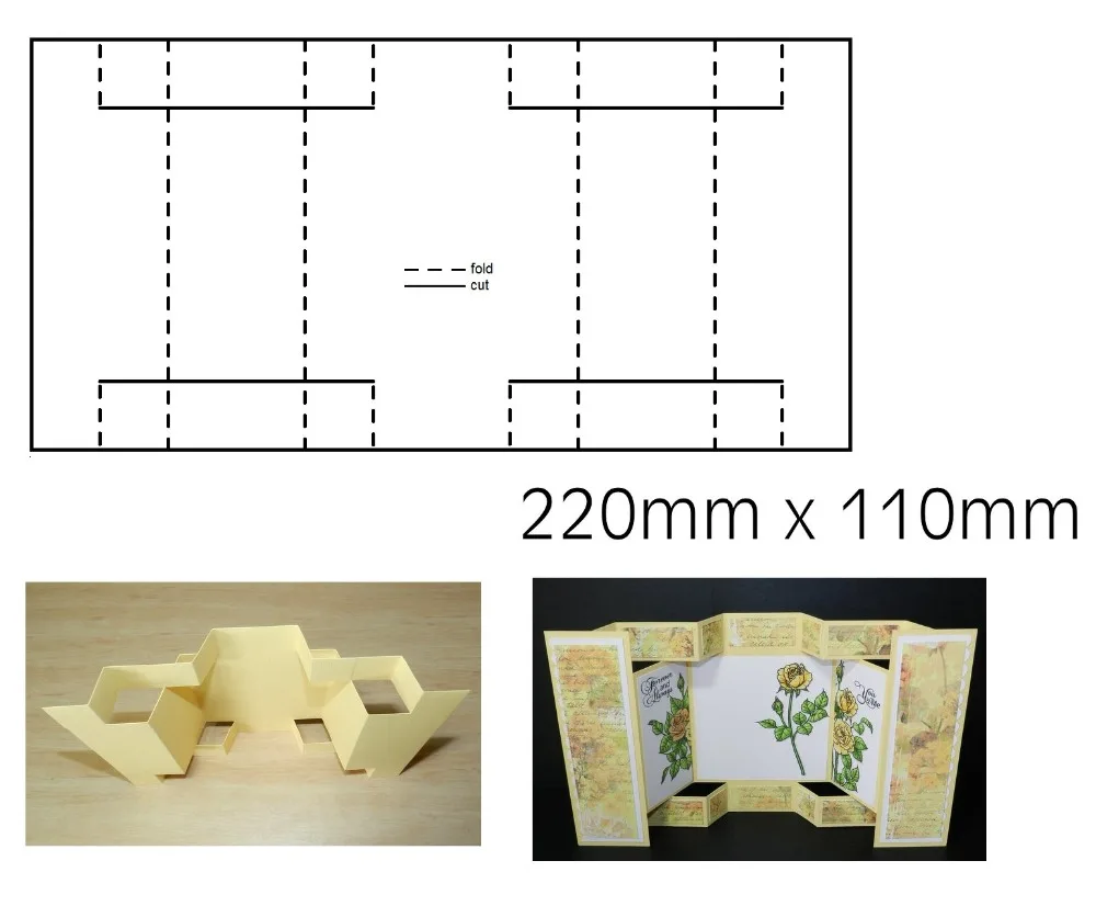 Металлические 3D складные трафареты для резки экрана скрапбукинга DIY ремесло