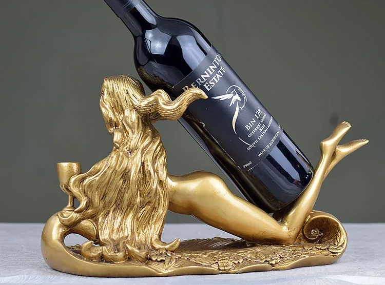 Сексуальная Богиня винный шкаф винтажный домашний декор бар украшение держатель