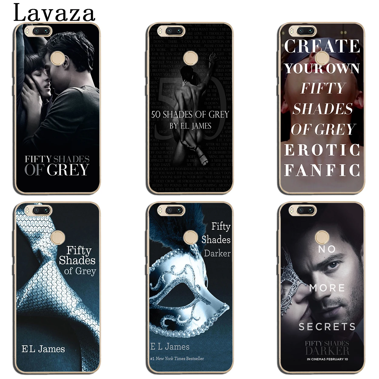 Lavaza Fifty Shades of серый темный чехол для телефона Xiaomi MI 10 9 9T CC9 CC9E A3 Pro 8 SE A2 Lite A1 pocophone f1 6