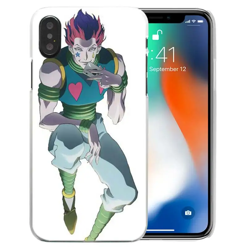 11 Чехол Hisoka Hunter Аниме для iPhone XS Max XR X или 10 6 6S 7 7S 8 Plus 5S SE 5 4S 4 5C Жесткий прозрачный пластиковый PC Coque Cover 11 Pro - Цвет: 11