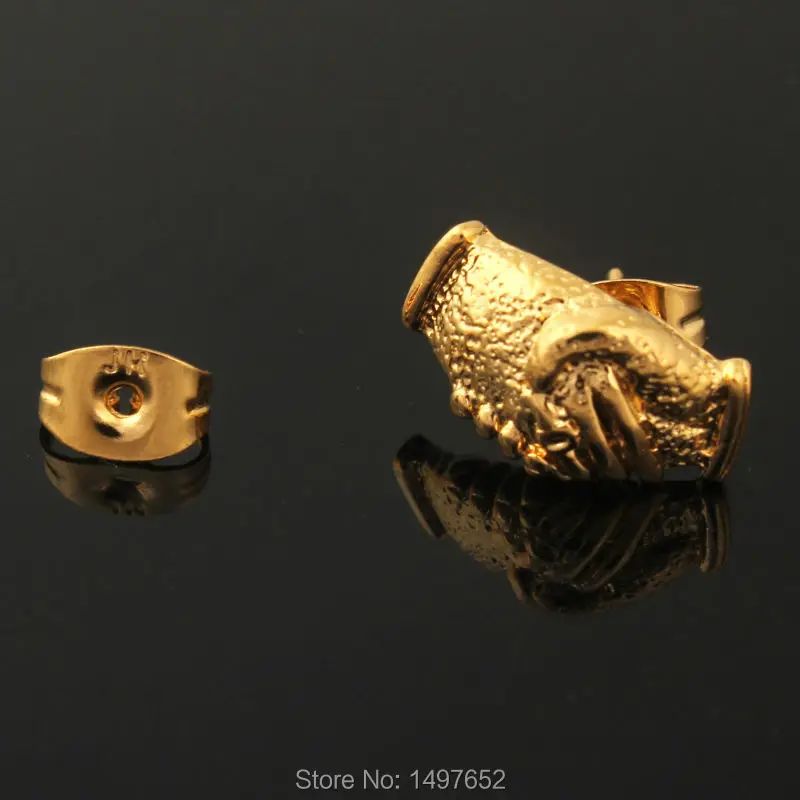 Золотые серьги/модные ювелирные изделия золотого цвета серьги гвоздики в форме