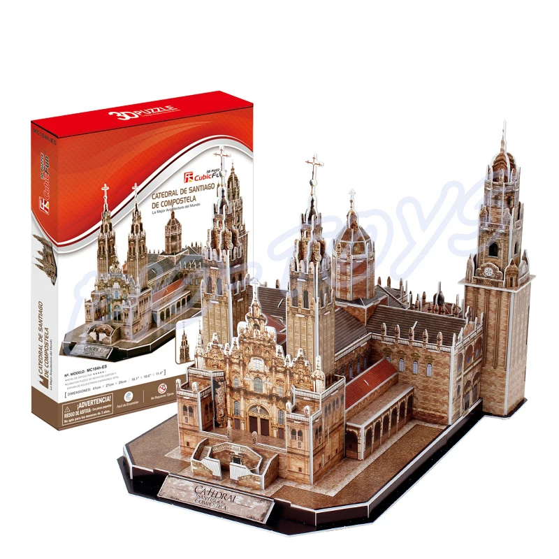 Новое поступление подарок Иакова 3D Пазлы Модель здания церкви декоративная