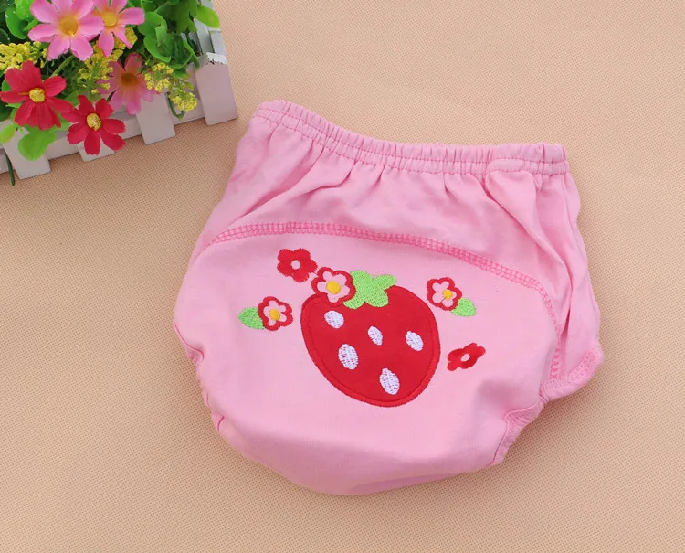 1 шт. Детские Водонепроницаемые хлопковые подгузники 4 слоя|cloth diaper|potty training pantsnappy