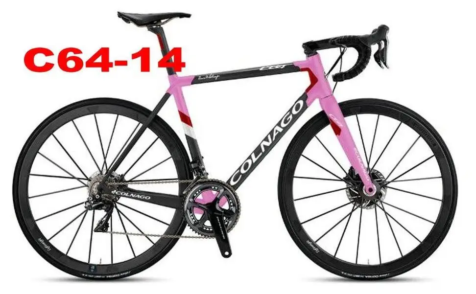 C64-14 Colnago C64 полностью карбоновая рама для шоссейного велосипеда Di2 наклонная Механическая рама для шоссейного велосипеда gro UPS et black red bob framework UPS XDB DPD - Цвет: C64-14