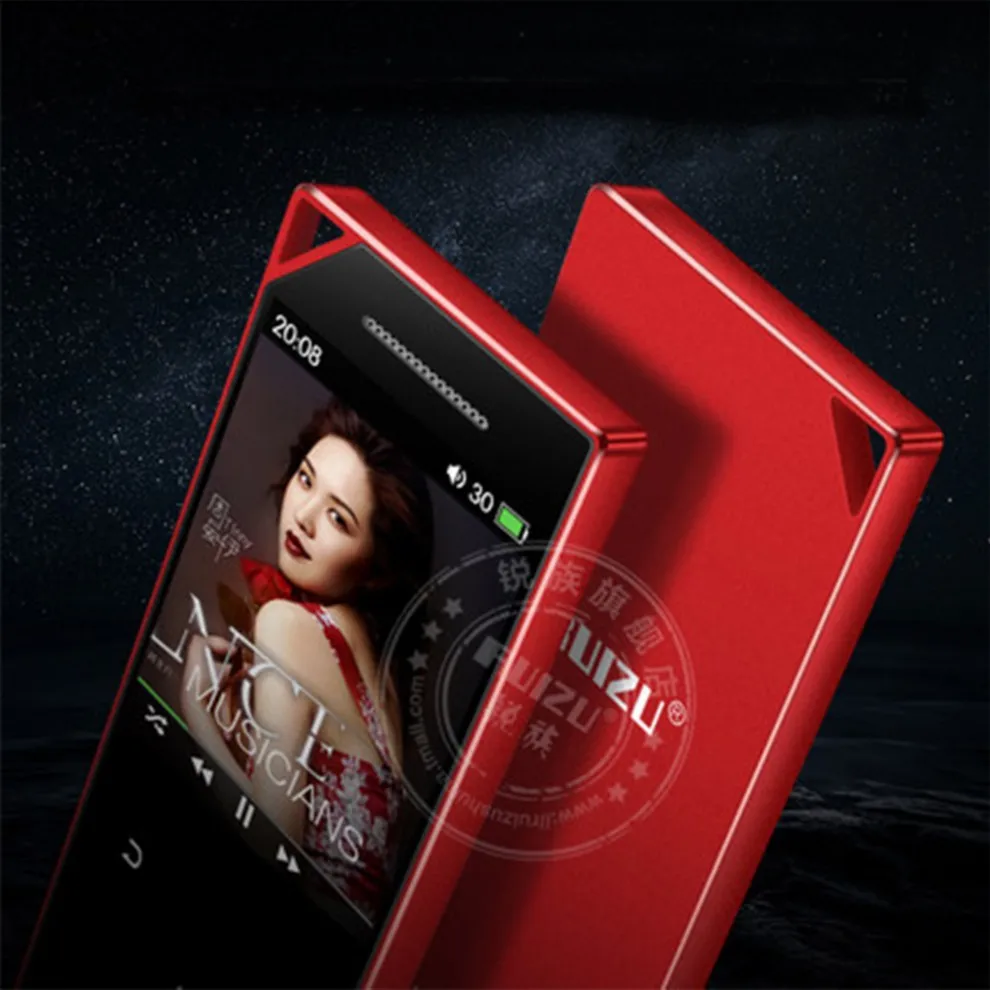 Red Ruidu D05 металлический MP3-плеер Bluetooth 4,0 портативный аудио 8 Гб спортивный музыкальный плеер со встроенным динамиком FM электронные книги Поддержка TF карты - Цвет: Red