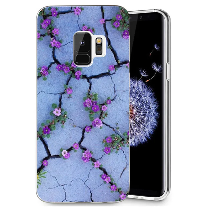 Мягкий чехол для Samsung Galaxy S9 S9Plus S8 Plus S7 edge Note 8 J320 J720 A3 A5 2016 2017 TPU с изображением