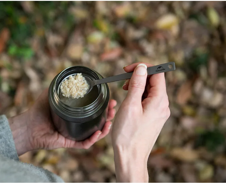 Naturehike набор посуды из титана, ложка, нож, вилка, портативный, Сверхлегкий, 3 в 1, набор, для кемпинга, туризма
