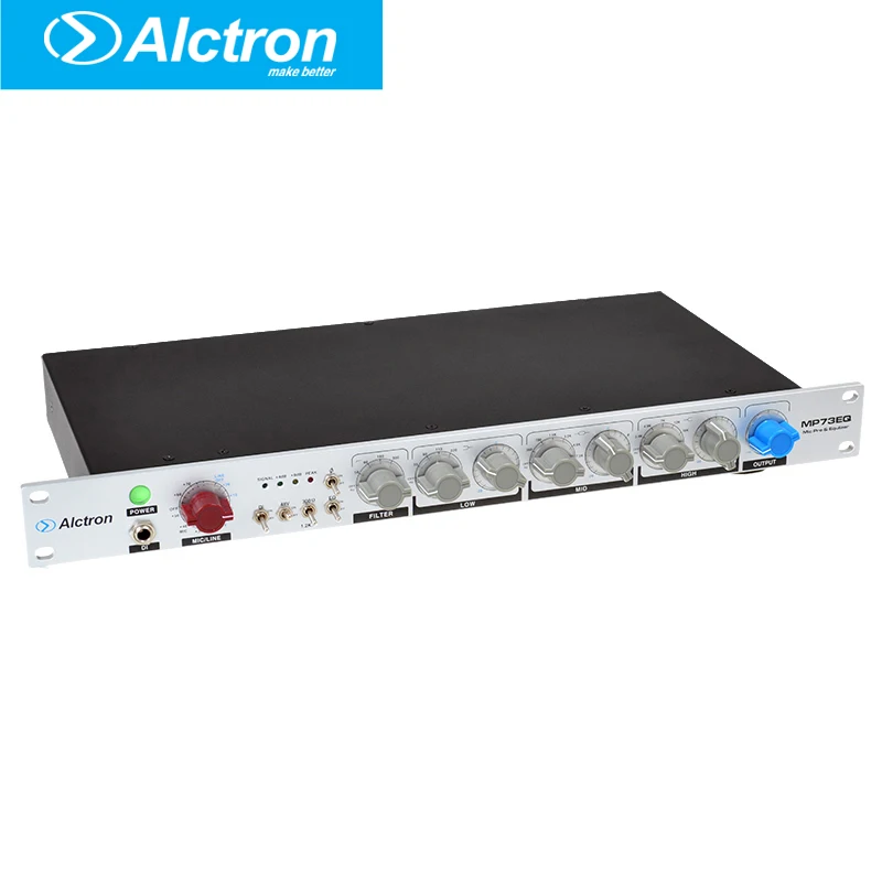 Alctron MP73EQ высокого класса микрофон/инструмент предусилитель и эквалайзер pro MIC/line