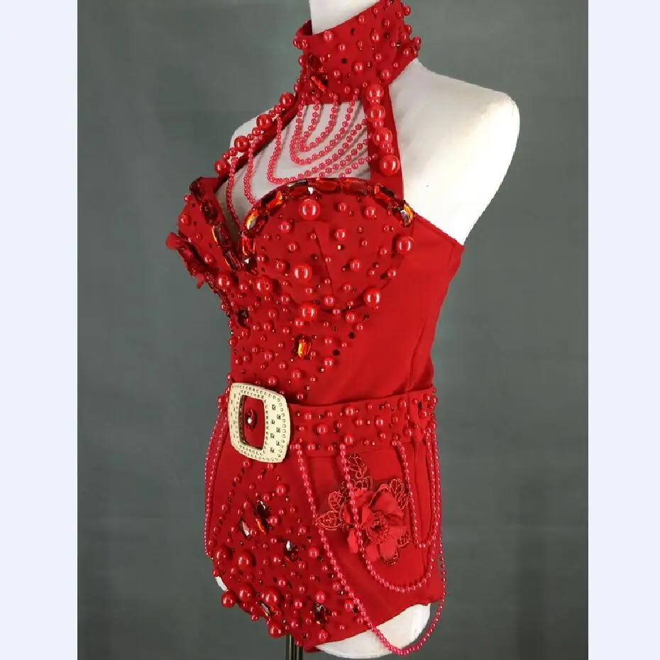 Новый модный красный/чёрный/белый женский сексуальный приталенный сценический