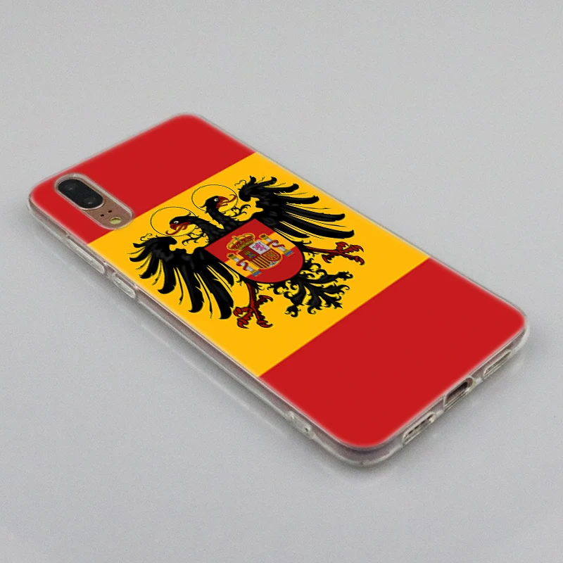 Мягкий силиконовый чехол с испанским флагом для Huawei P30 P20 P10 P9 P8 Lite 2017 Pro Mini PSmart 2019 Plus