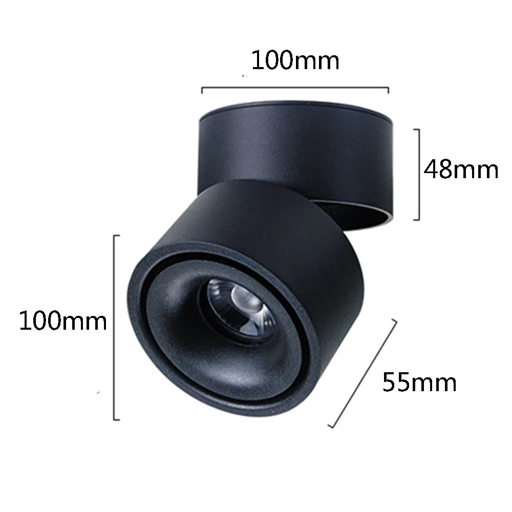 Креативный складной светодиодный светильник COB направляющий ing 7 Вт 10 12 15 20 30