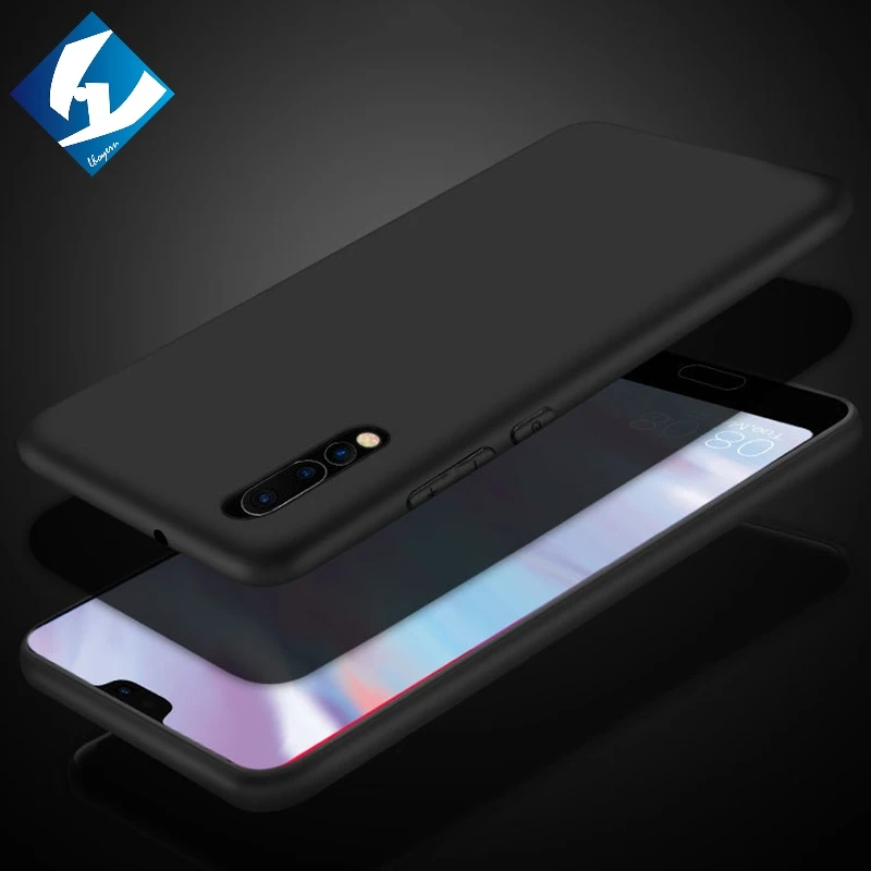 Ультра тонкий черный матовая крышка Мягкий силиконовый чехол для ТПУ huawei Коврики