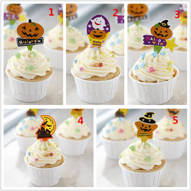 Украшения для торта в виде тыквы 100 шт. Хэллоуин Вечеринка | Дом и сад