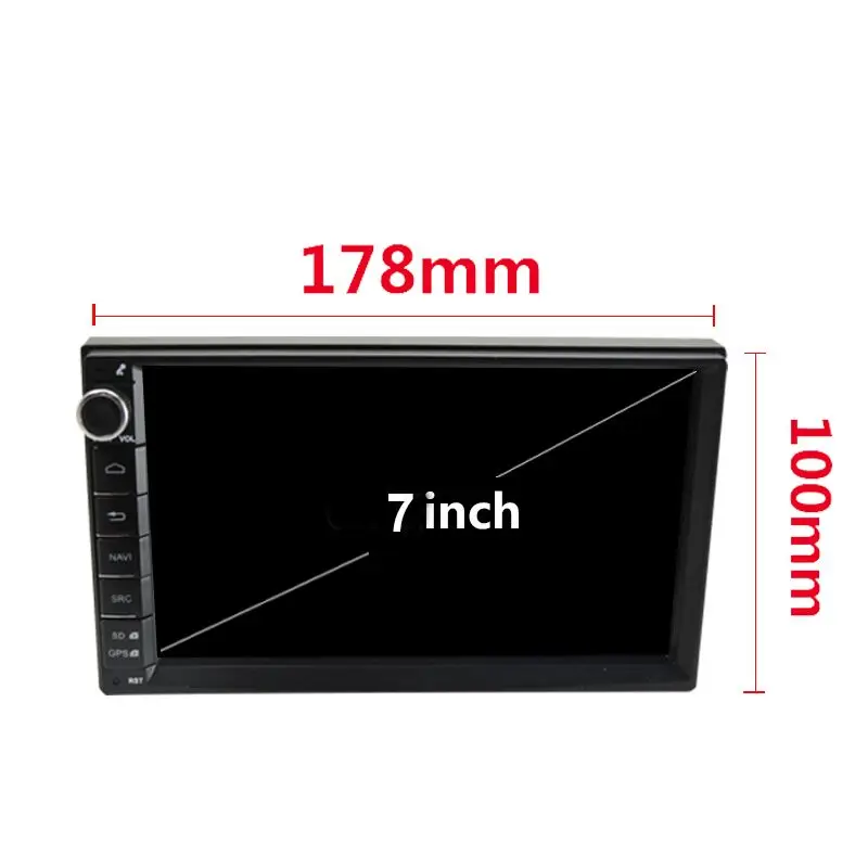 7 дюймов Octa core 2 din Android 9 0 автомобильный DVD игрок двойной 1024*600 автомобильное радио с