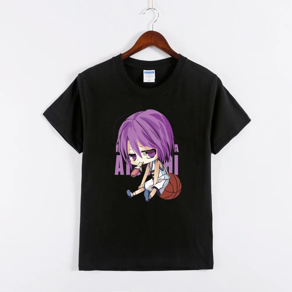 Аниме Куроко корзина куроко Нет Basuke Аида Riko № 3 Косплэй Футболка свободная