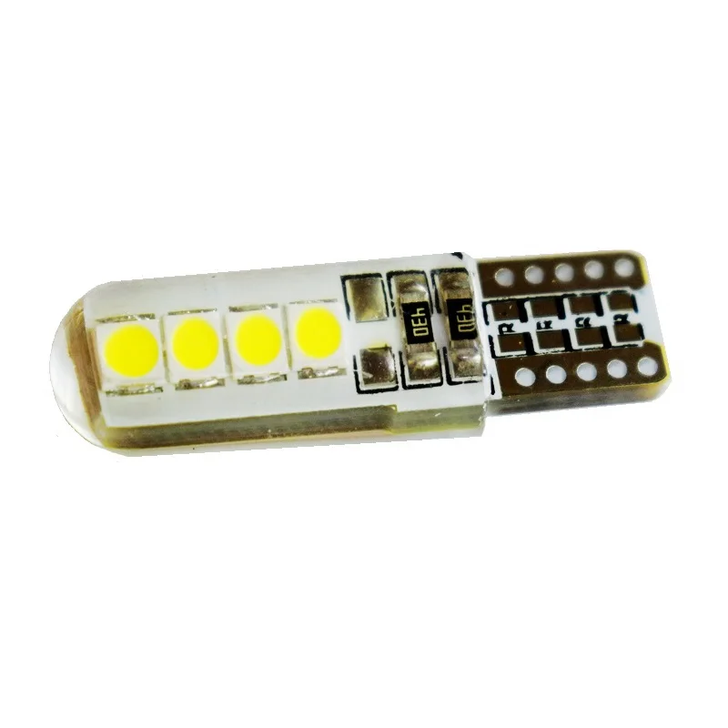 Авто T10 W5W светодиодный Белый свет 192 2825 168 501 8 SMD 3030 водонепроницаемый силиконовый
