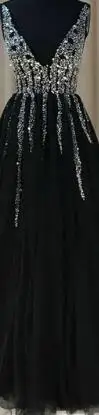 black Sky Blue Celebrity Dresses selena gomez Sexy Backless Elegant See Through High Split celebrity evening dresses Vestido de Festa - Цвет: black