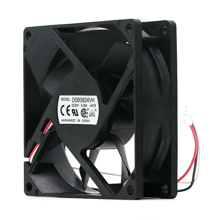 Абсолютно Новый Для delta DSB0824VH AU76 8025 DC 24V 0.20A 8 см инвертор сервер осевой вентилятор
