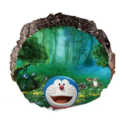 Doraemon настенный плакат водонепроницаемый пол C hildren спальня гостиная задний план бумага наклейки для гостиной Дети - Цвет: TYPE2