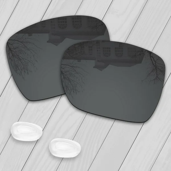 Black-Nose pads E.O.S поляризованные улучшенные Сменные линзы для солнцезащитных очков с отклонением от Окли-несколько вариантов - Цвет линз: Black-Nose pads