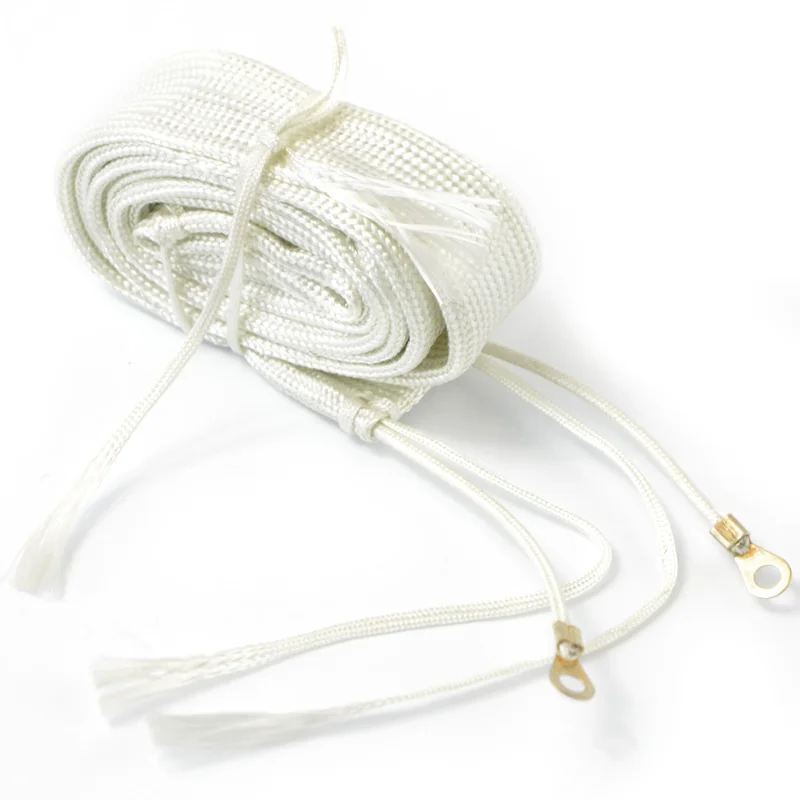 

Glass Fiber Heating Tape 220V 1 m Long 100W Temp For Dry Water Pipe Electric Heater Wire Band Belt Fiberglas