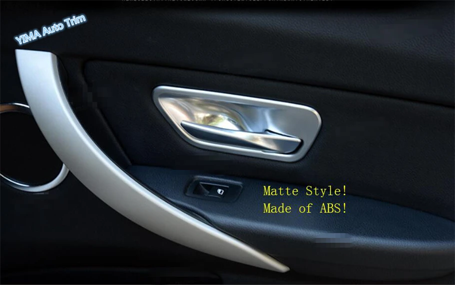Lapetus For BMW 3 4 Series f30 f32 f35 316i 318i 320li 2013 - 2018 ABS Auto Styling Inner Car Door Handle Bowl Frame Cover Trim |