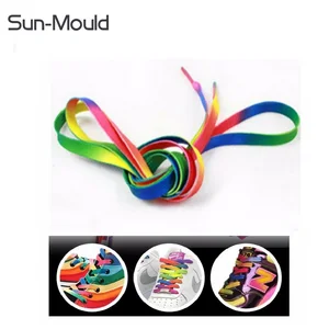 110 см разноцветные шнурки, спортивные кроссовки, плоские шнурки, шнурки для обуви, плоские 50 парлот через DHL