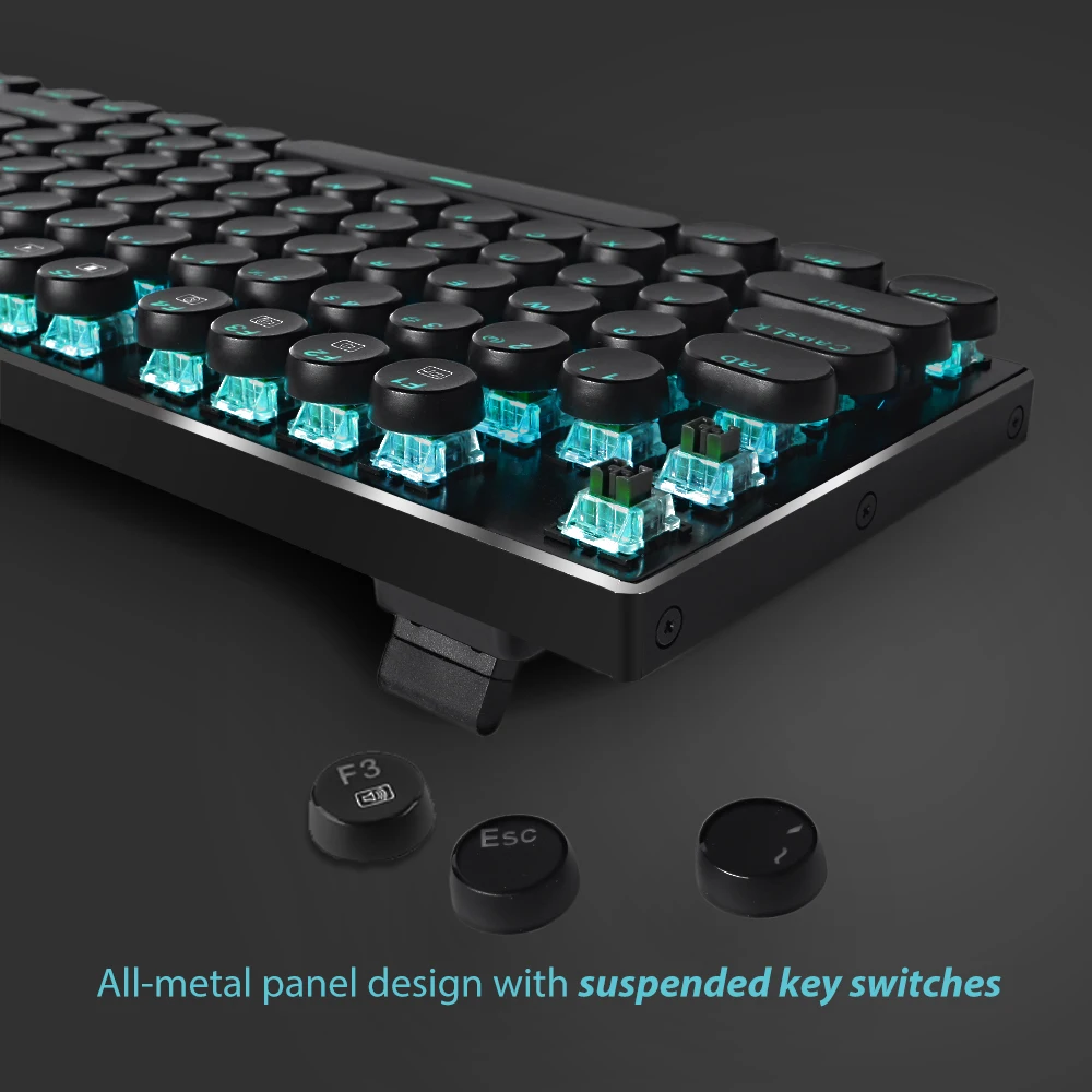 Механическая игровая клавиатура Redragon K556 RK пишущая машинка RGB светодиодная