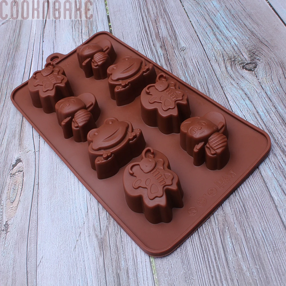 COOKNBAKE DIY силиконовые формы для выпечки инструменты 8 лягушка мультфильм пчела