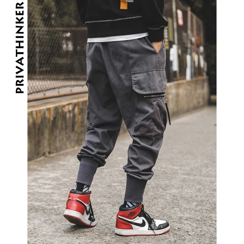 Мужские брюки джоггеры Privathinker модные спортивные штаны с большими карманами
