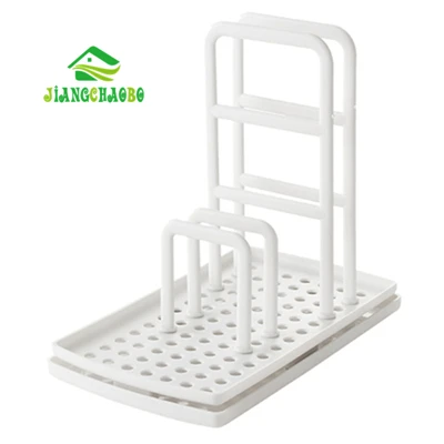 White JiangChaoBo губка для мытья посуды, сливная стойка для хранения бассейна, кухонная раковина, столешница, чистящая тряпичная полка - Цвет: White