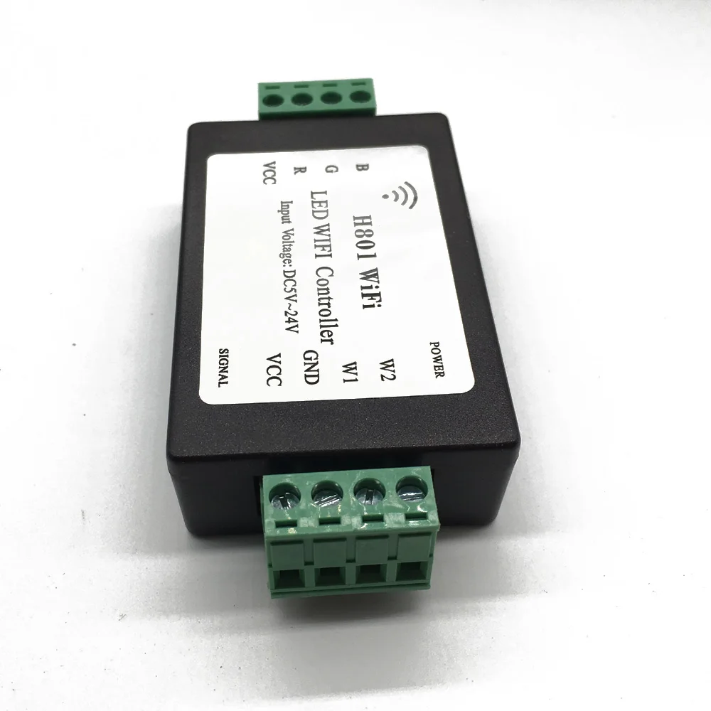 1 шт. H801 WiFi RGBW LED WIFI контроллер DC5 24V вход 4CH * 4A выход|Контролеры RGB| |