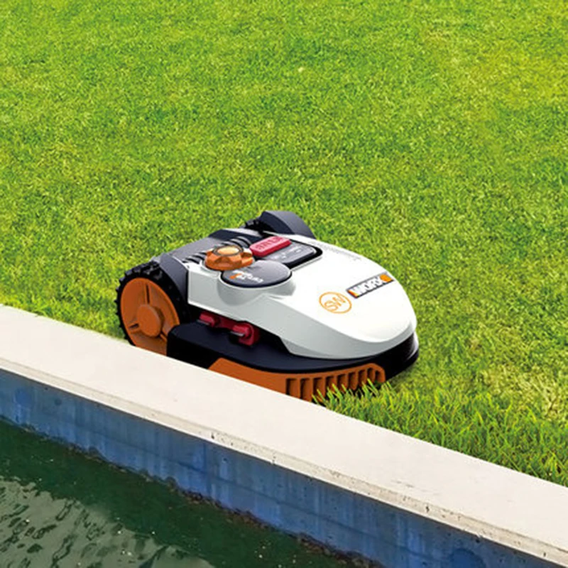 WORX WR106SI landroid запрограммированных роботизированная газонокосилка с дождем Сенсор