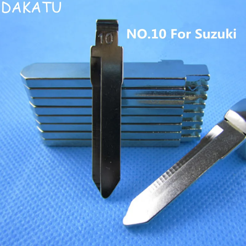DAKATU NO.10 ключ лезвие для Suzuki Otto полотно дистанционного ключа транспондер замена